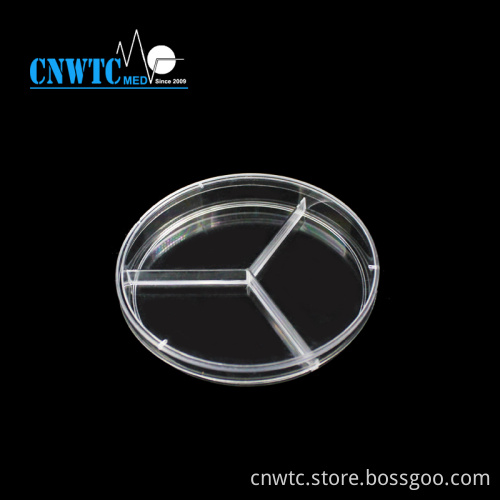 Petri Dish Supply: Triple Vented Polystyrene Petri Dishes, 90x15mm - Pack of 20